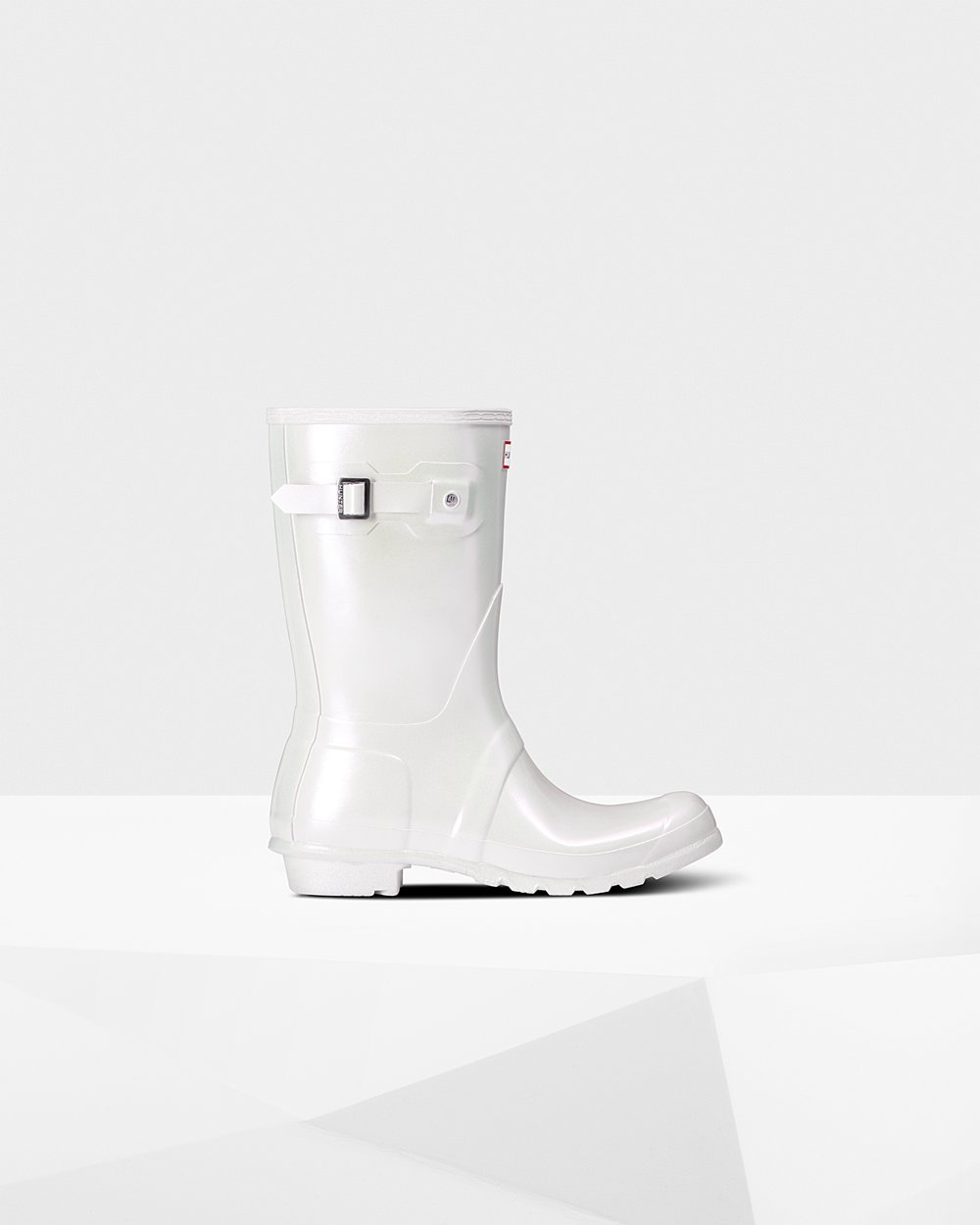 Hunter Original Nebula Short Rain Boots - Online Store Womens Silver - UKGTZN632